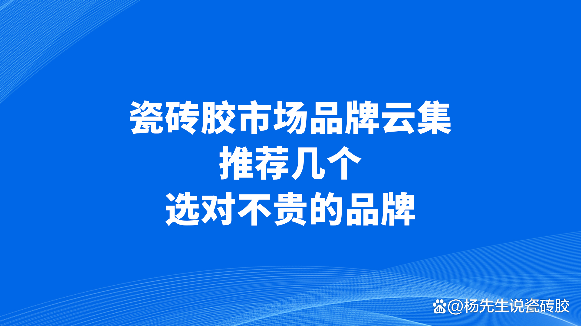 瓷砖胶十大名牌厂家(瓷砖胶十大名牌厂家有哪些)